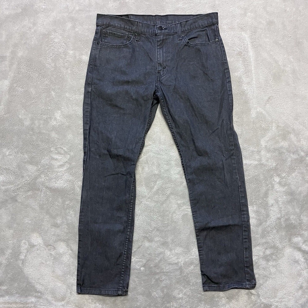 Levis 511 Jeans Mens 36 Gray Denim Pants Straight Slim Fit ‎ Measures 30" inseam